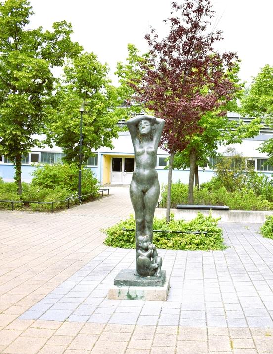 Mutter-Kind Skulptur