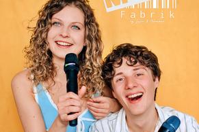 Plkakat des Duos Luise und Herrmann.